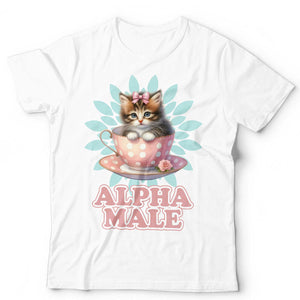Alpha Male Cat Cup Tshirt Unisex