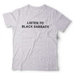 Listen To Black Sabbath Unisex & Kids Tshirt
