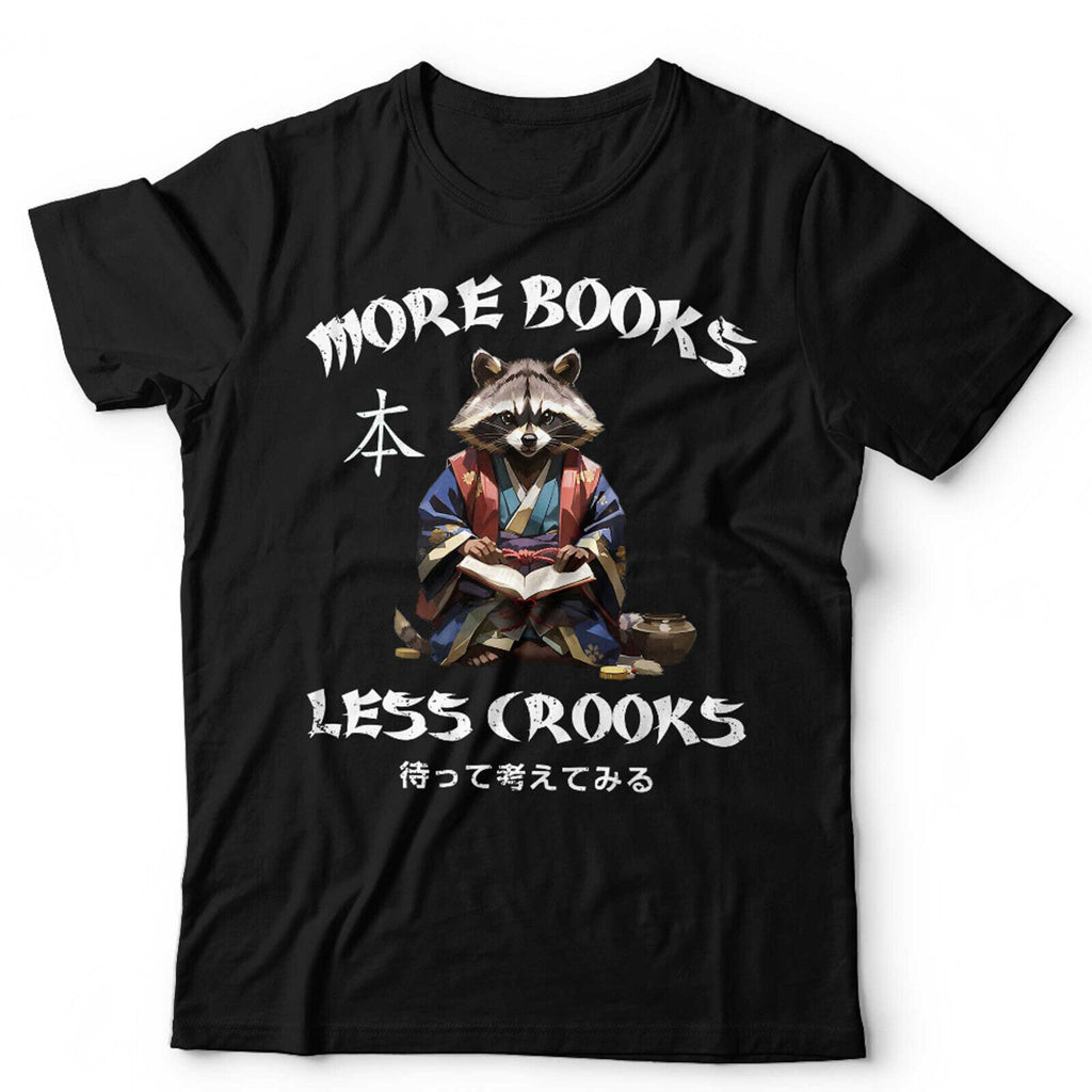More Books Less Crooks Unisex & Kids Tshirt