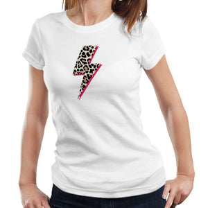 Glam Lightning Blot Tshirt Semi Fitted Ladies