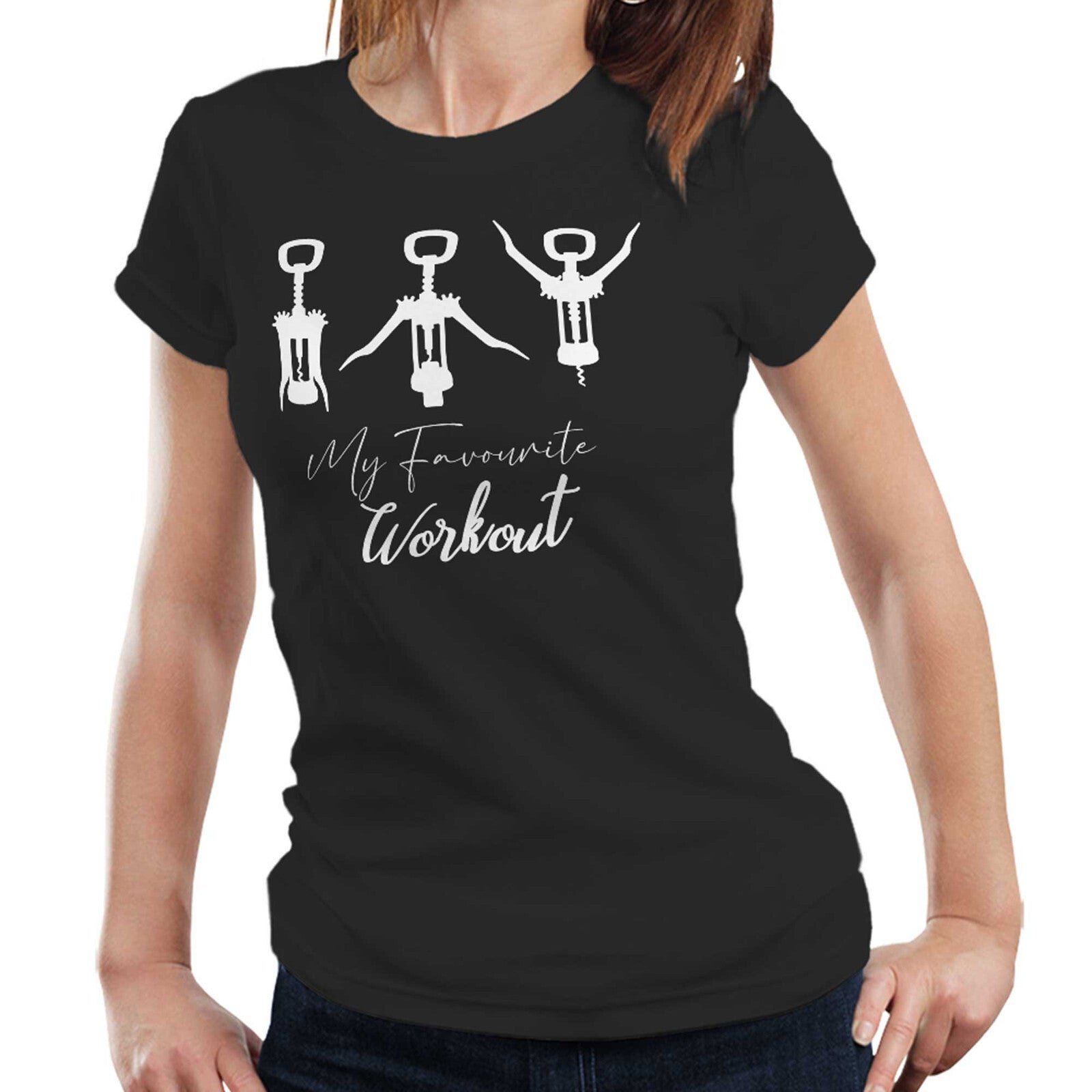 My Favourite Workout Tshirt Semi Fitted Ladies