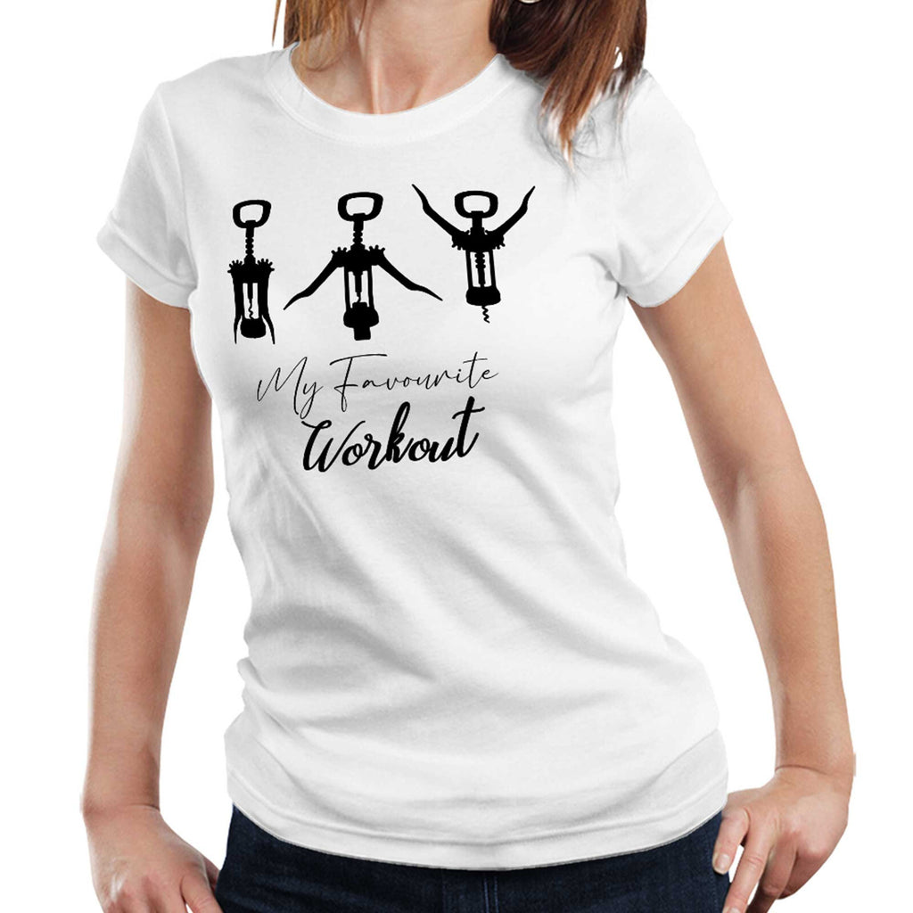 My Favourite Workout Tshirt Semi Fitted Ladies
