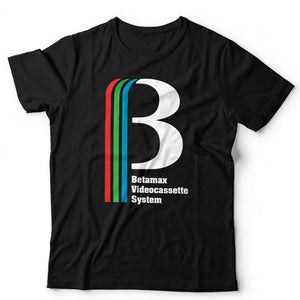 Videocassette System Betamax T Shirt Unisex