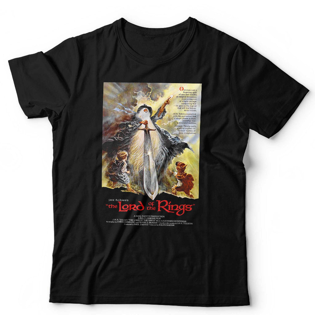LOTR 1978 Animated Movie Poster T Shirt Unisex
