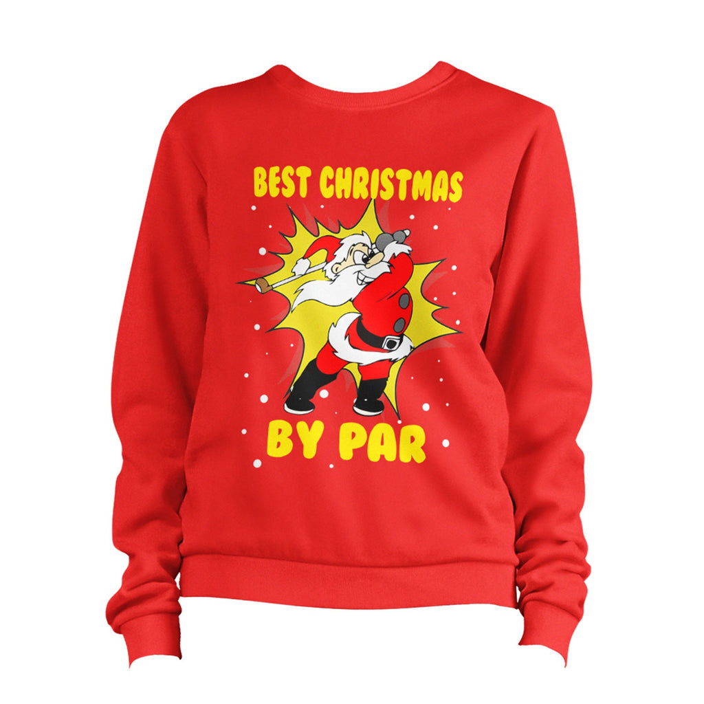 Santa Christmas Golf Sweatshirt Unisex