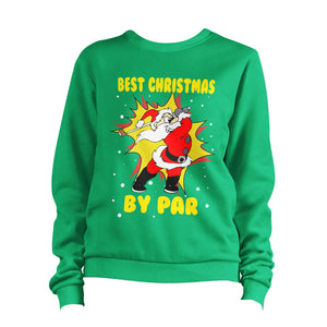 Santa Christmas Golf Sweatshirt Unisex