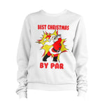 Santa Christmas Golf Sweatshirt Unisex