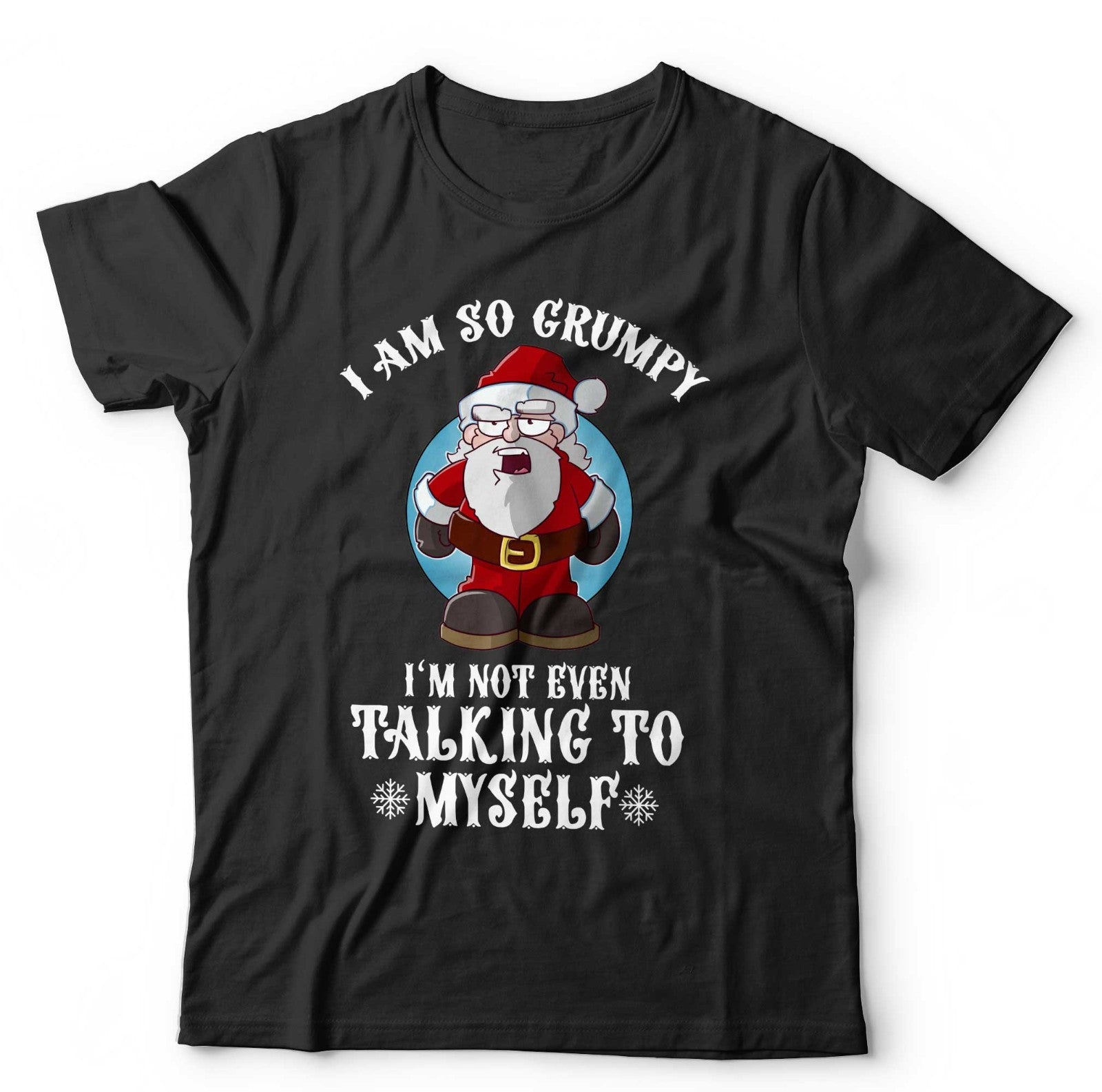 Christmas Grumpy Santa T Shirt Unisex