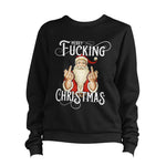 Merry F*cking Christmas Bad Santa Sweatshirt Unisex