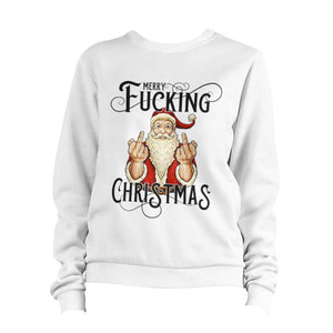 Merry F*cking Christmas Bad Santa Sweatshirt Unisex