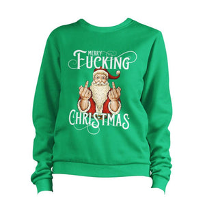 Merry F*cking Christmas Bad Santa Sweatshirt Unisex