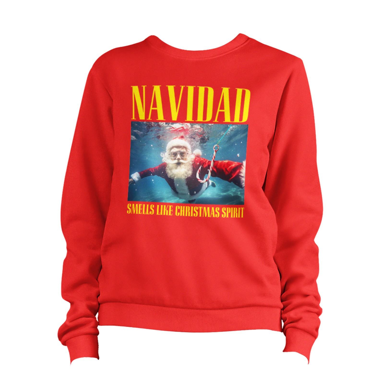 Navidad Smells Like Christmas Spirit Sweatshirt Unisex