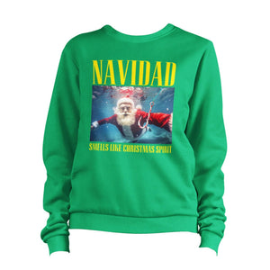 Navidad Smells Like Christmas Spirit Sweatshirt Unisex