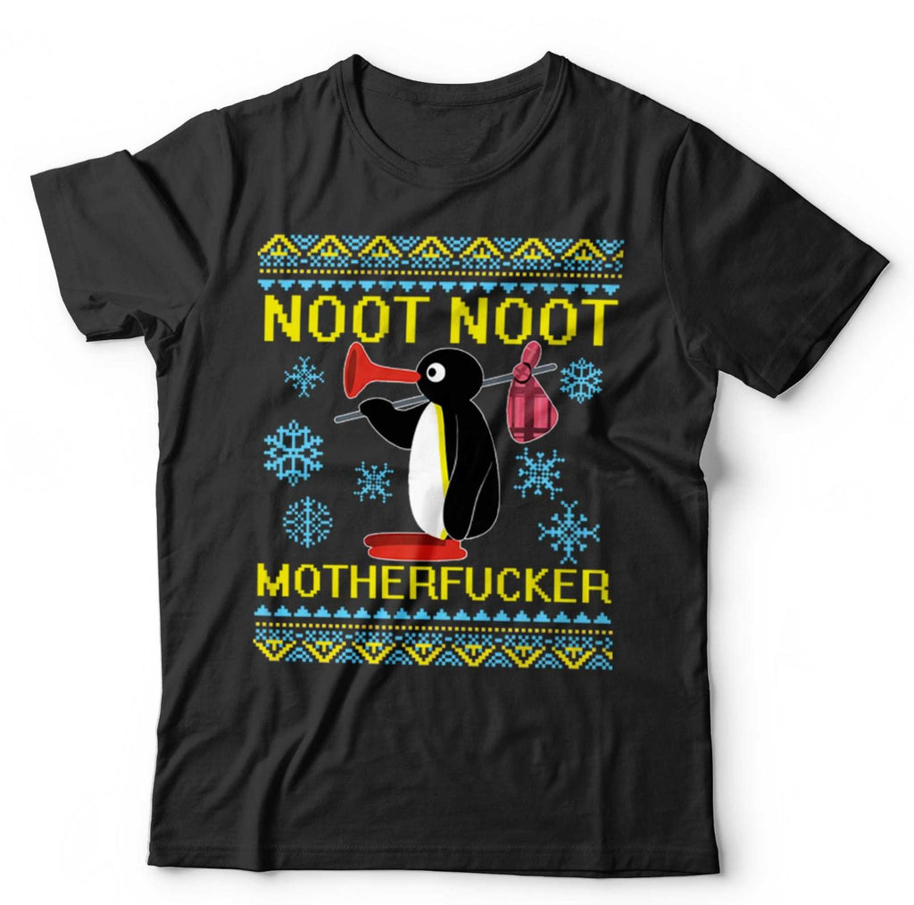 Christmas Noot Noot Adult Ugly T Shirt Unise