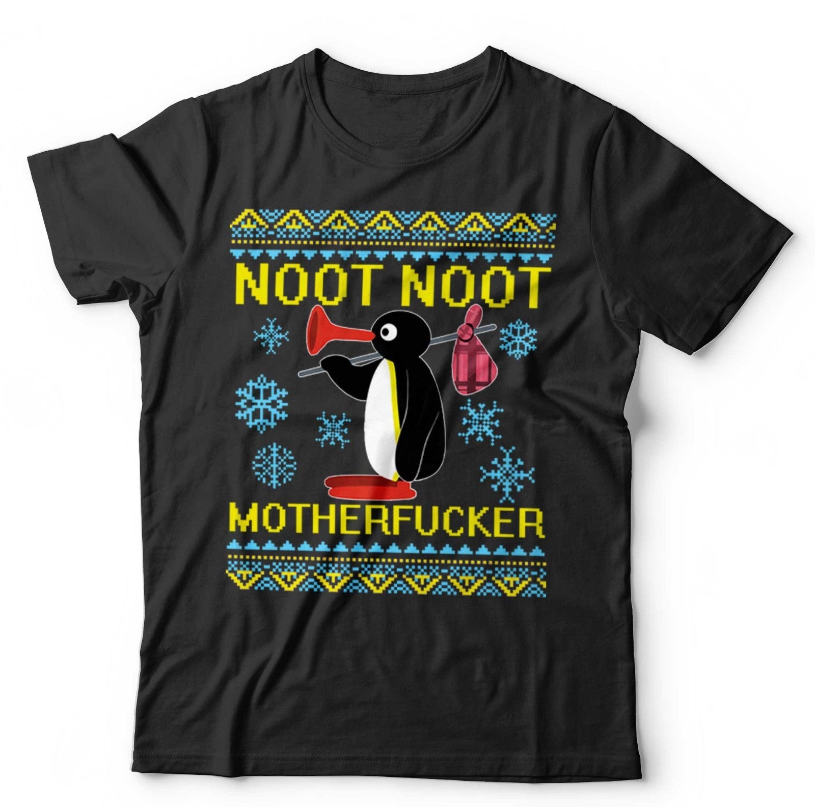 Christmas Noot Noot Adult Ugly T Shirt Unise