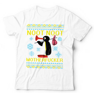 Christmas Noot Noot Adult Ugly T Shirt Unise