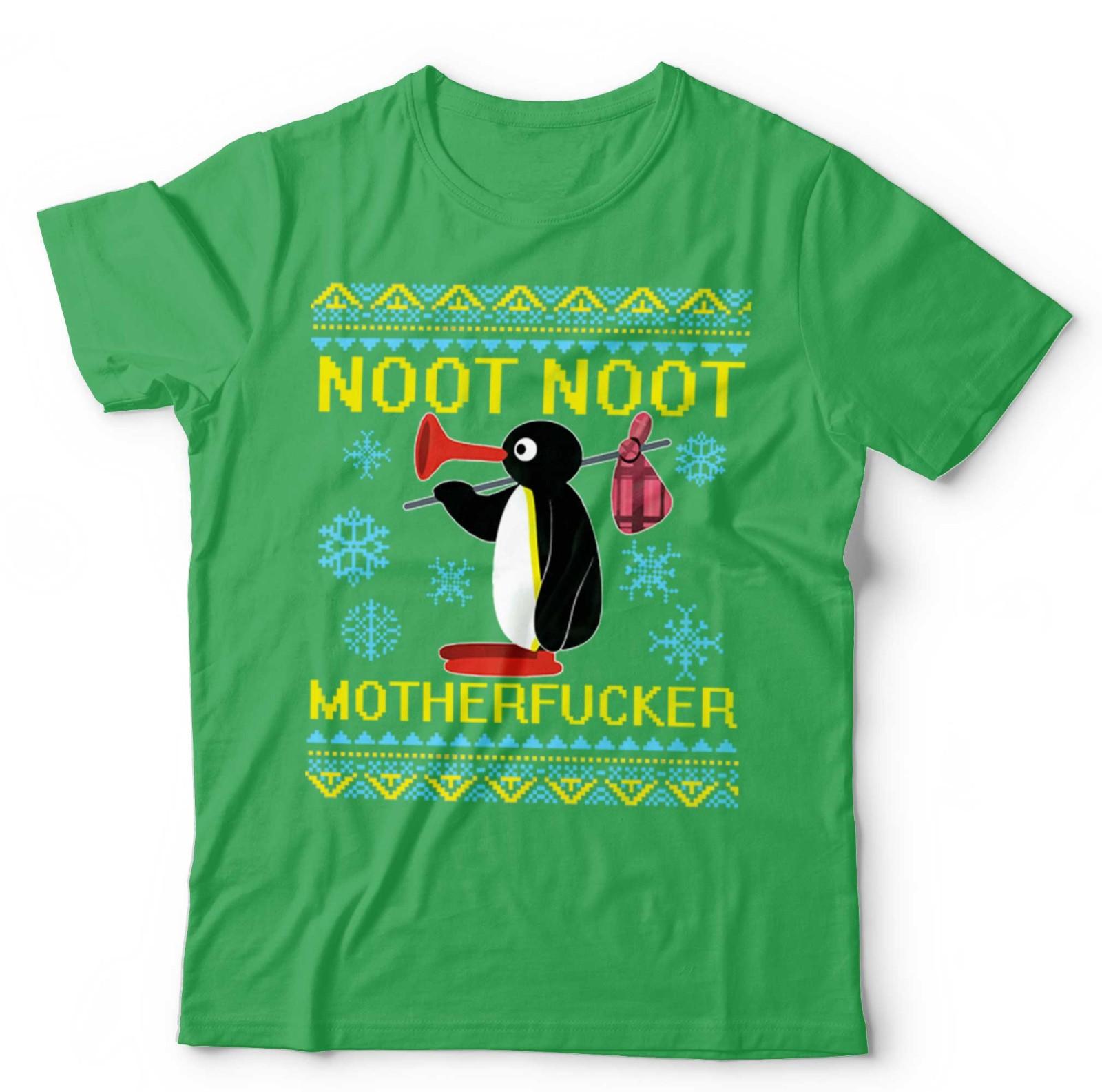 Christmas Noot Noot Adult Ugly T Shirt Unise