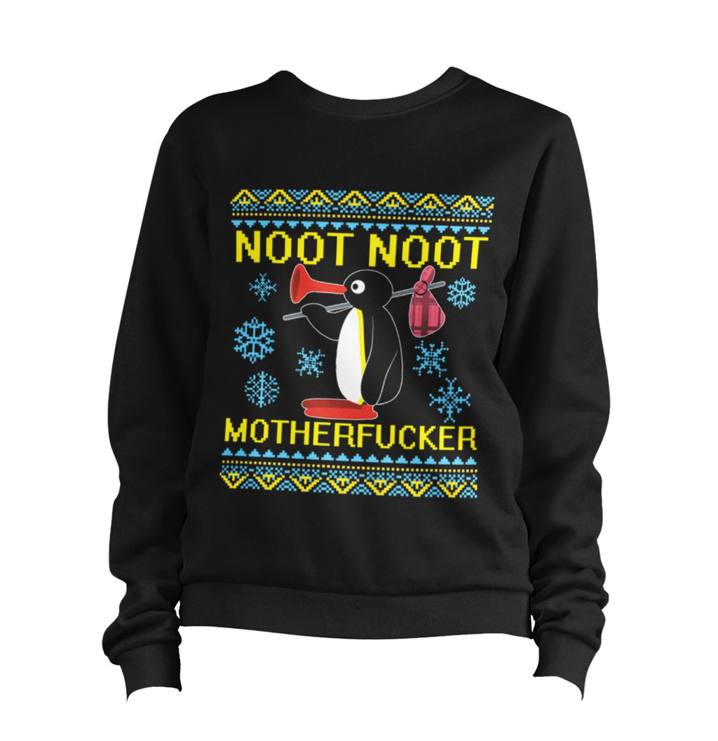 Christmas Noot Noot Adult Ugly Sweatshirt Unisex