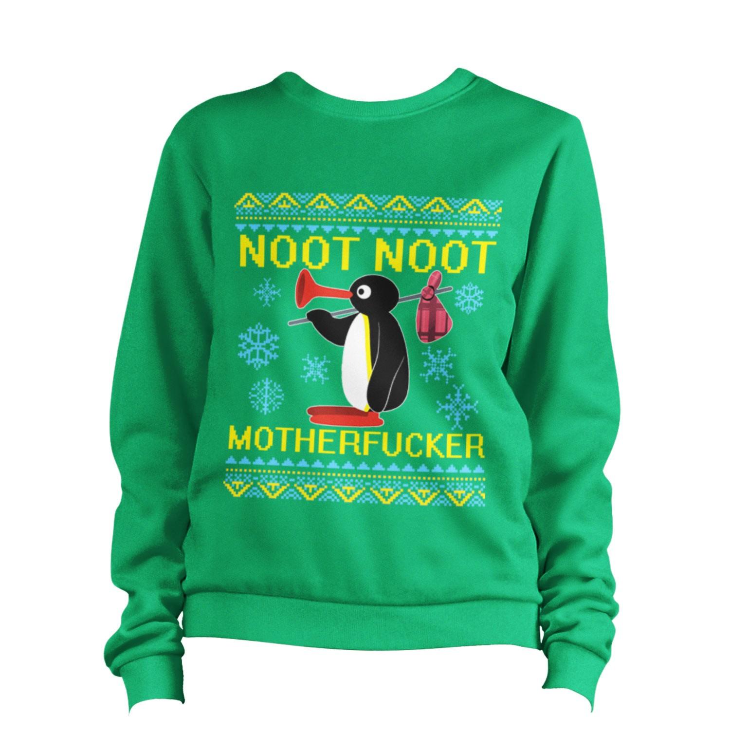 Christmas Noot Noot Adult Ugly Sweatshirt Unisex