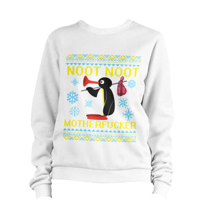 Christmas Noot Noot Adult Ugly Sweatshirt Unisex