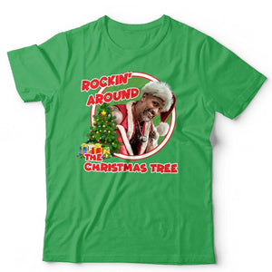 Rockin' Around The Christmas Tree T Shirt Unisex