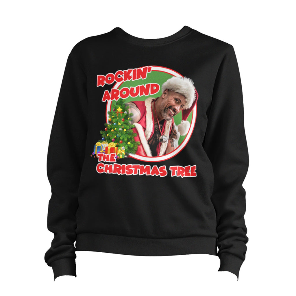 Rockin' Around The Christmas Tree Christmas Sweatshirt Unisex