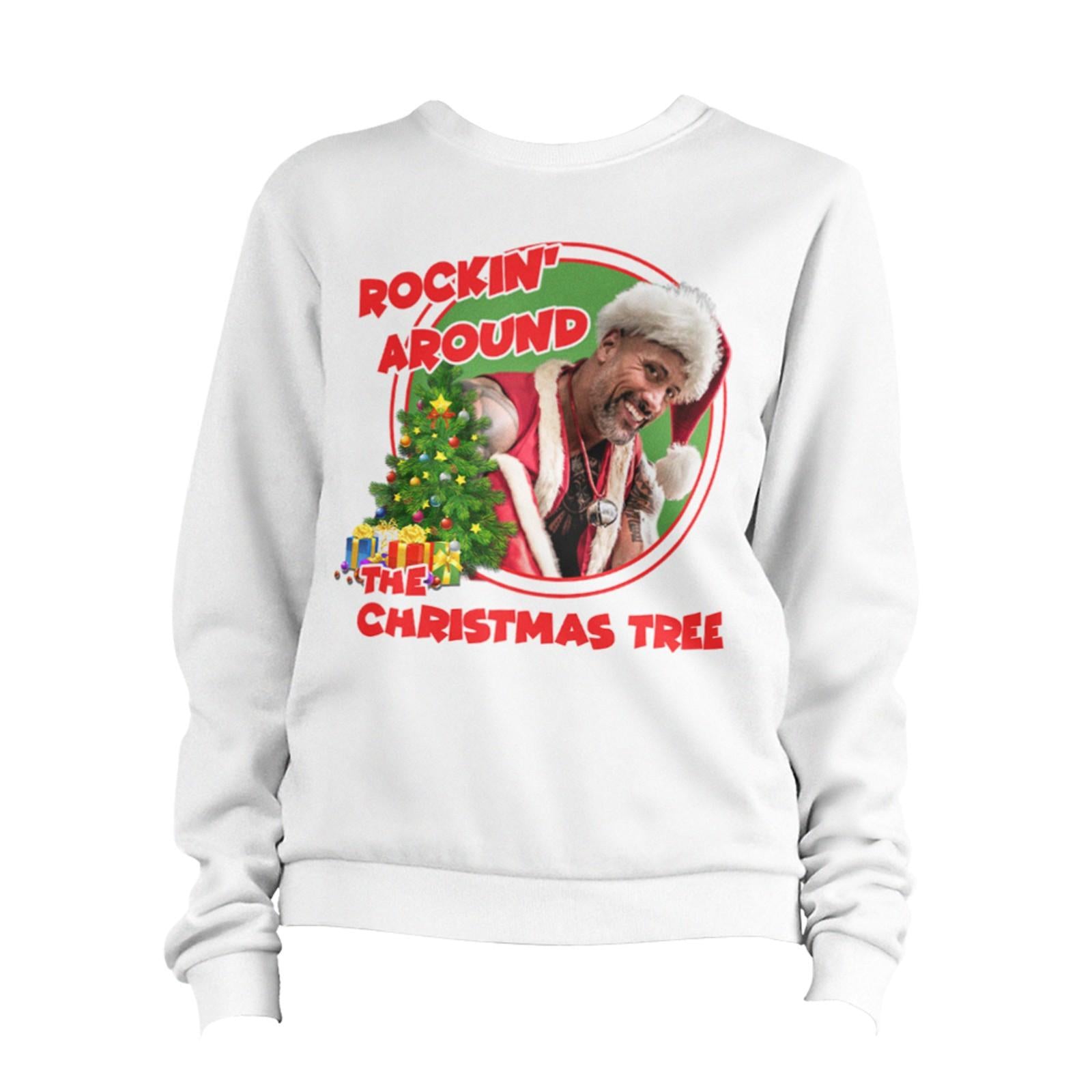 Rockin' Around The Christmas Tree Christmas Sweatshirt Unisex