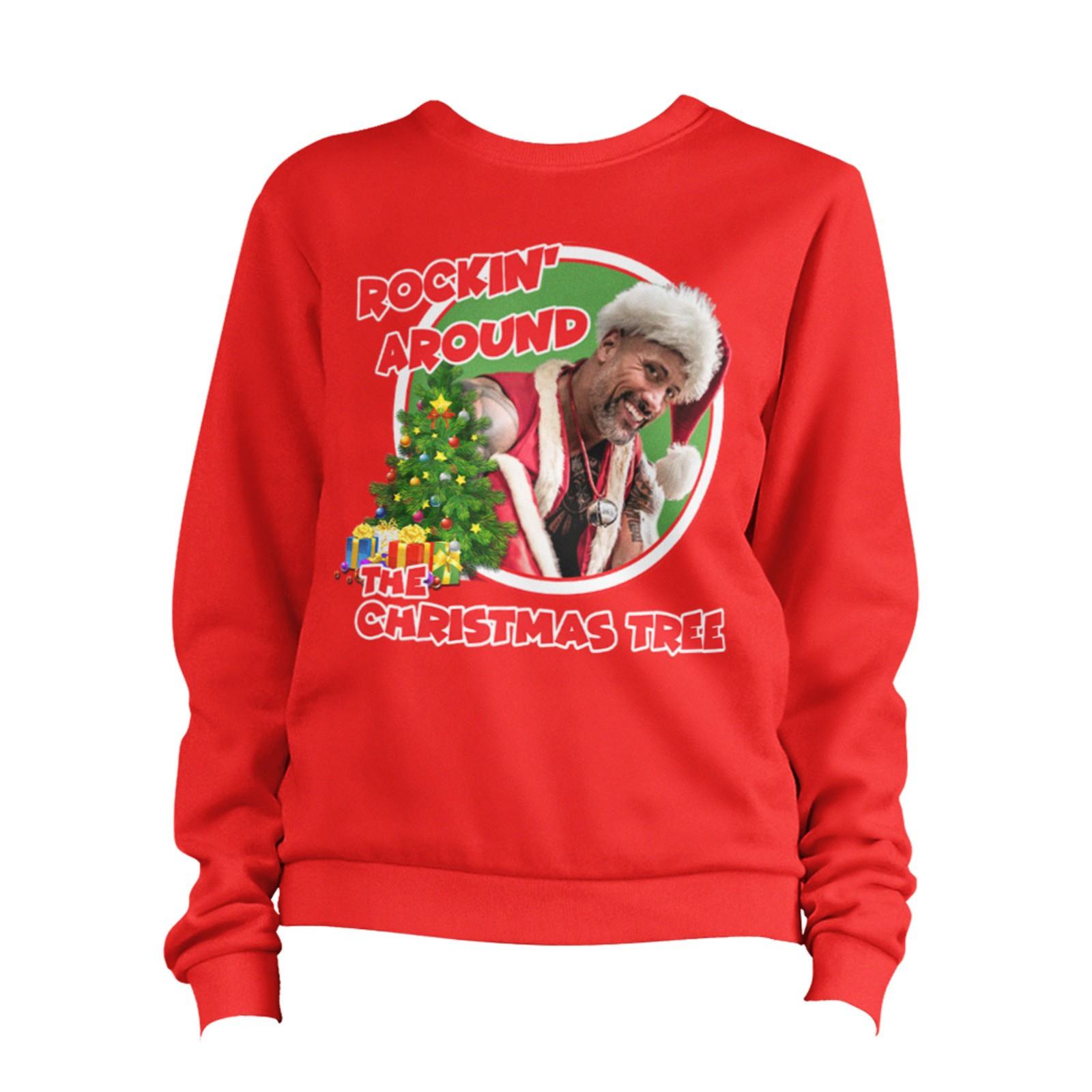 Rockin' Around The Christmas Tree Christmas Sweatshirt Unisex