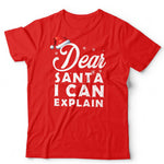 Dear Santa I Can Explain Naughty Nice Christmas T Shirt Unisex