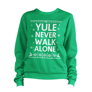 Yule Never Walk Alone Christmas Football Ugly Sweatshirt Unisex