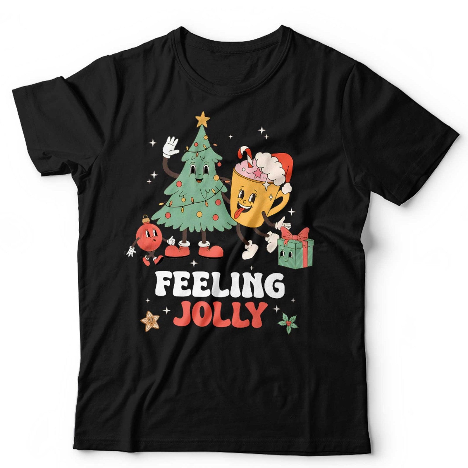 Feeling Jolly Christmas Tshirt Unisex