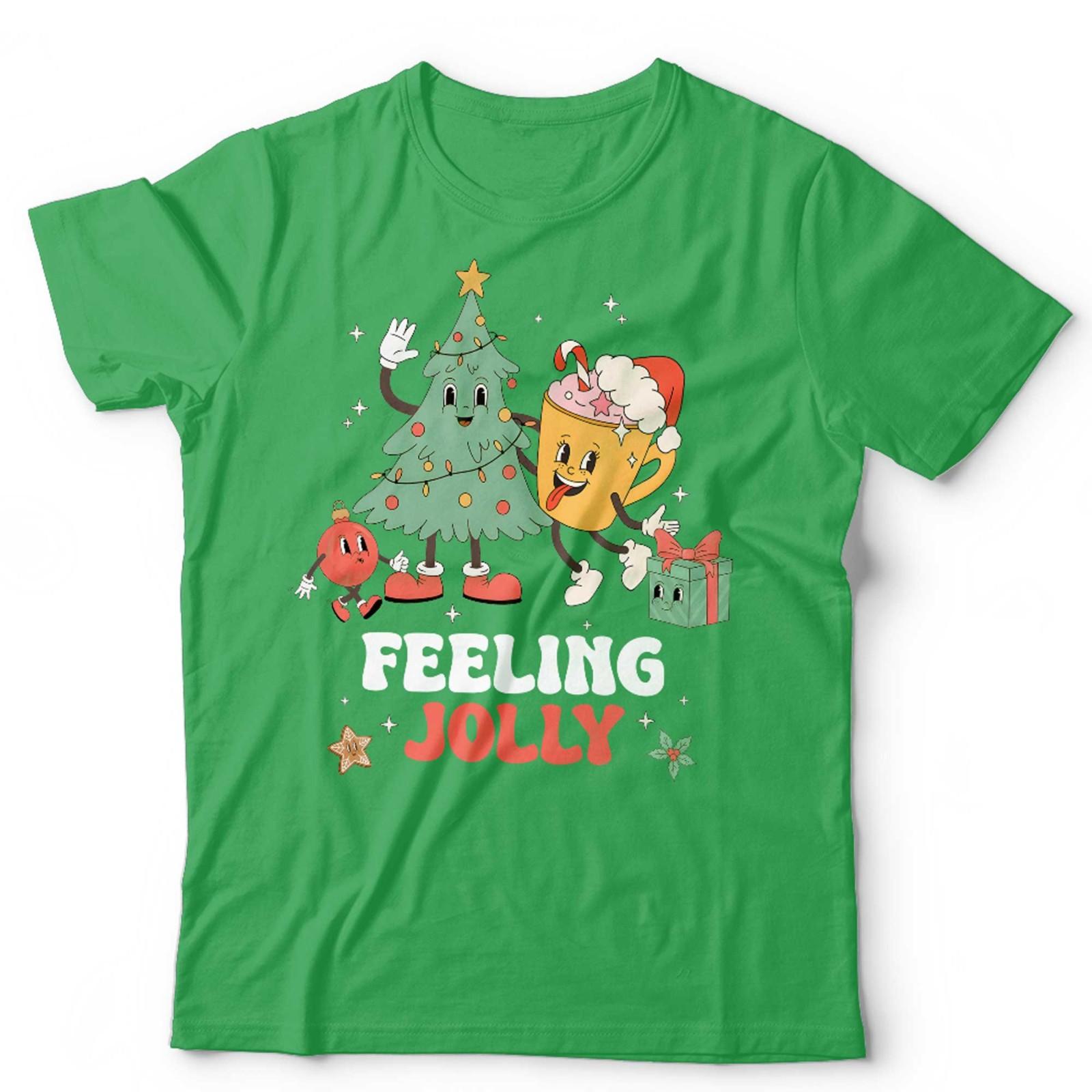 Feeling Jolly Christmas Tshirt Unisex