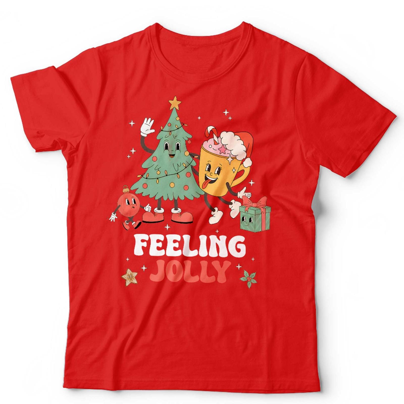 Feeling Jolly Christmas Tshirt Unisex