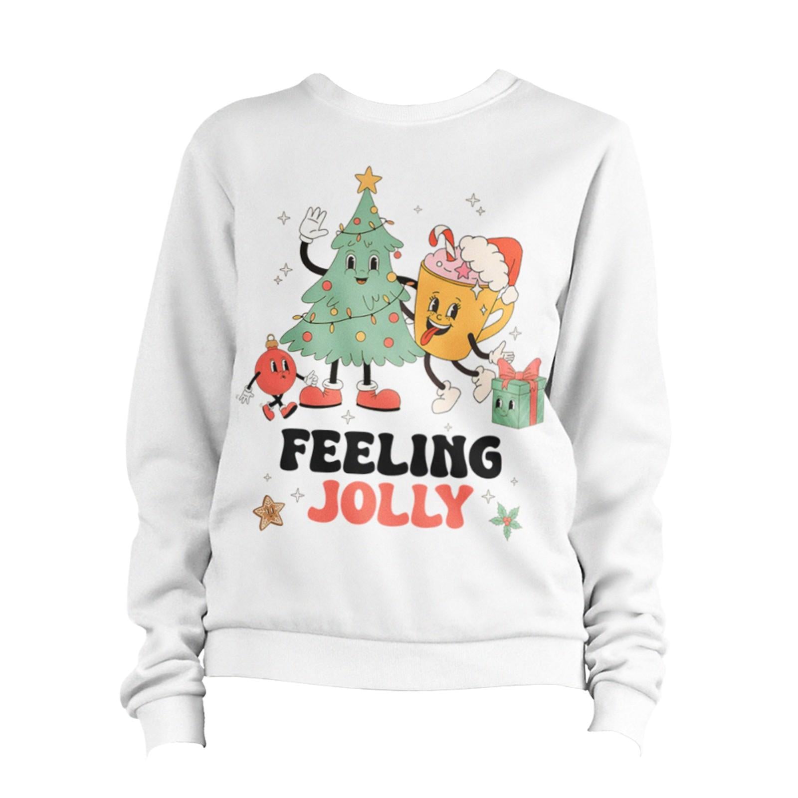 Feeling Jolly Christmas Sweatshirt Unisex