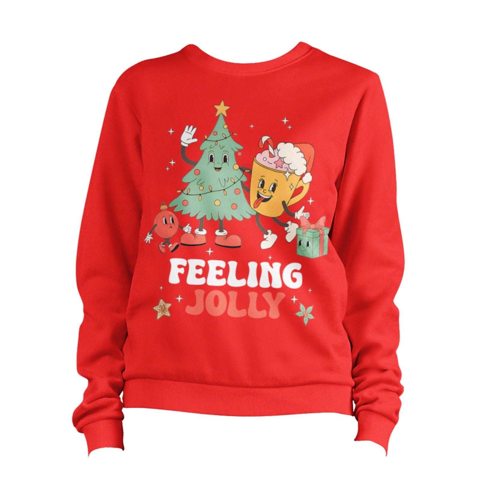 Feeling Jolly Christmas Sweatshirt Unisex