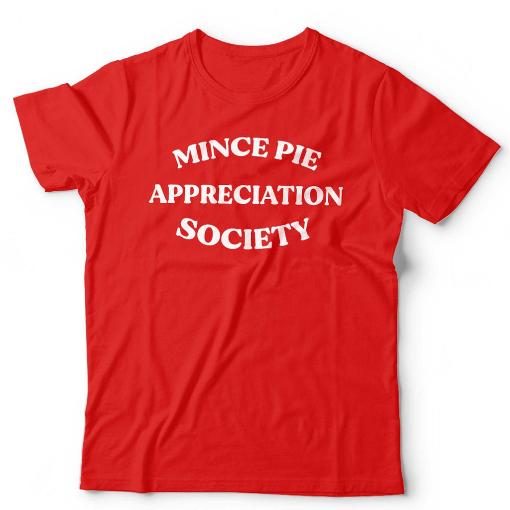 Christmas Mince Pie Appreciation Society Tshirt Unisex