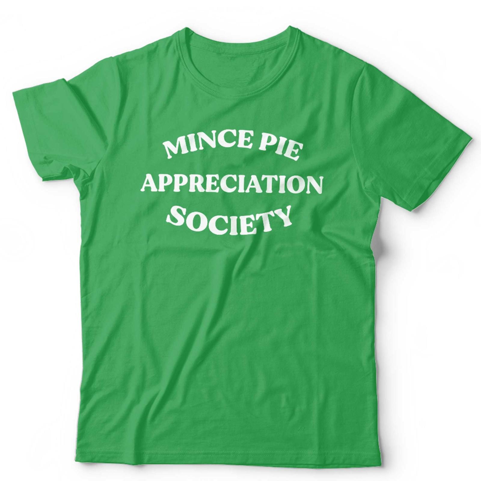 Christmas Mince Pie Appreciation Society Tshirt Unisex