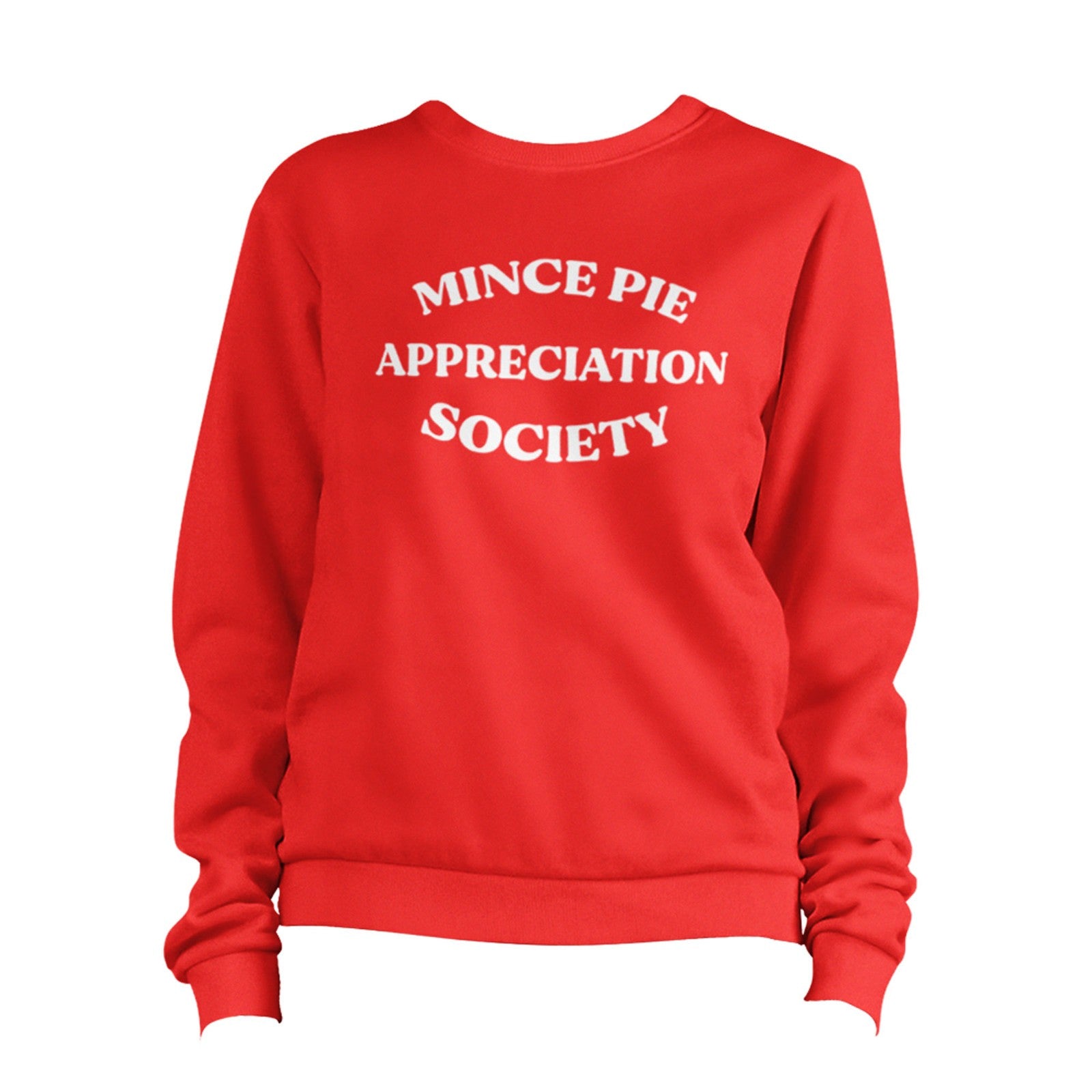 Christmas Mince Pie Appreciation Society Sweatshirt Unisex