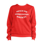 Christmas Mince Pie Appreciation Society Sweatshirt Unisex