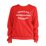 Christmas Mince Pie Appreciation Society Sweatshirt Unisex