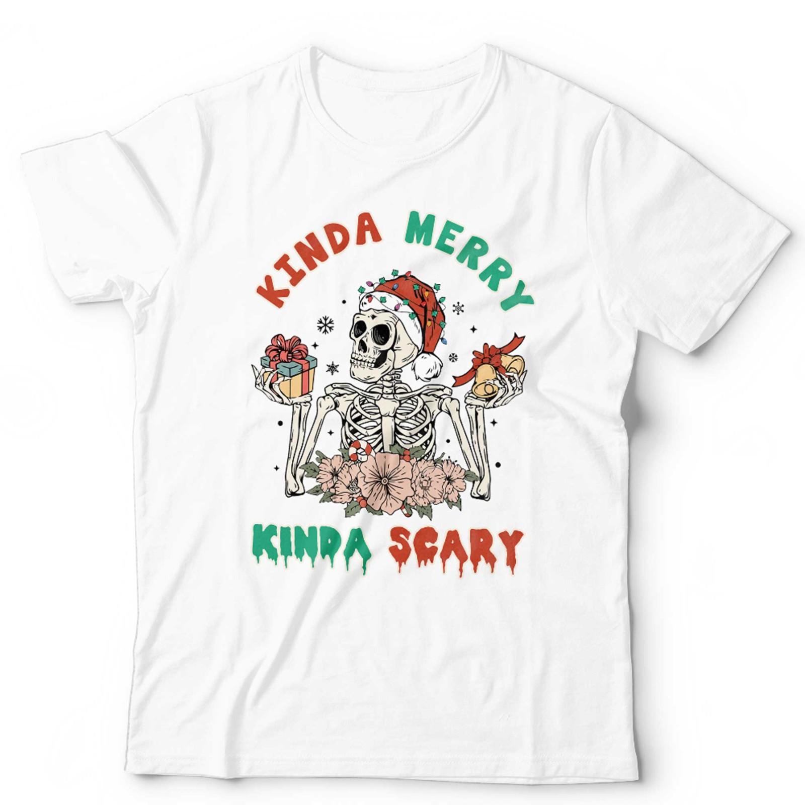 Christmas Kinda Merry Kinda Scary Tshirt Unisex