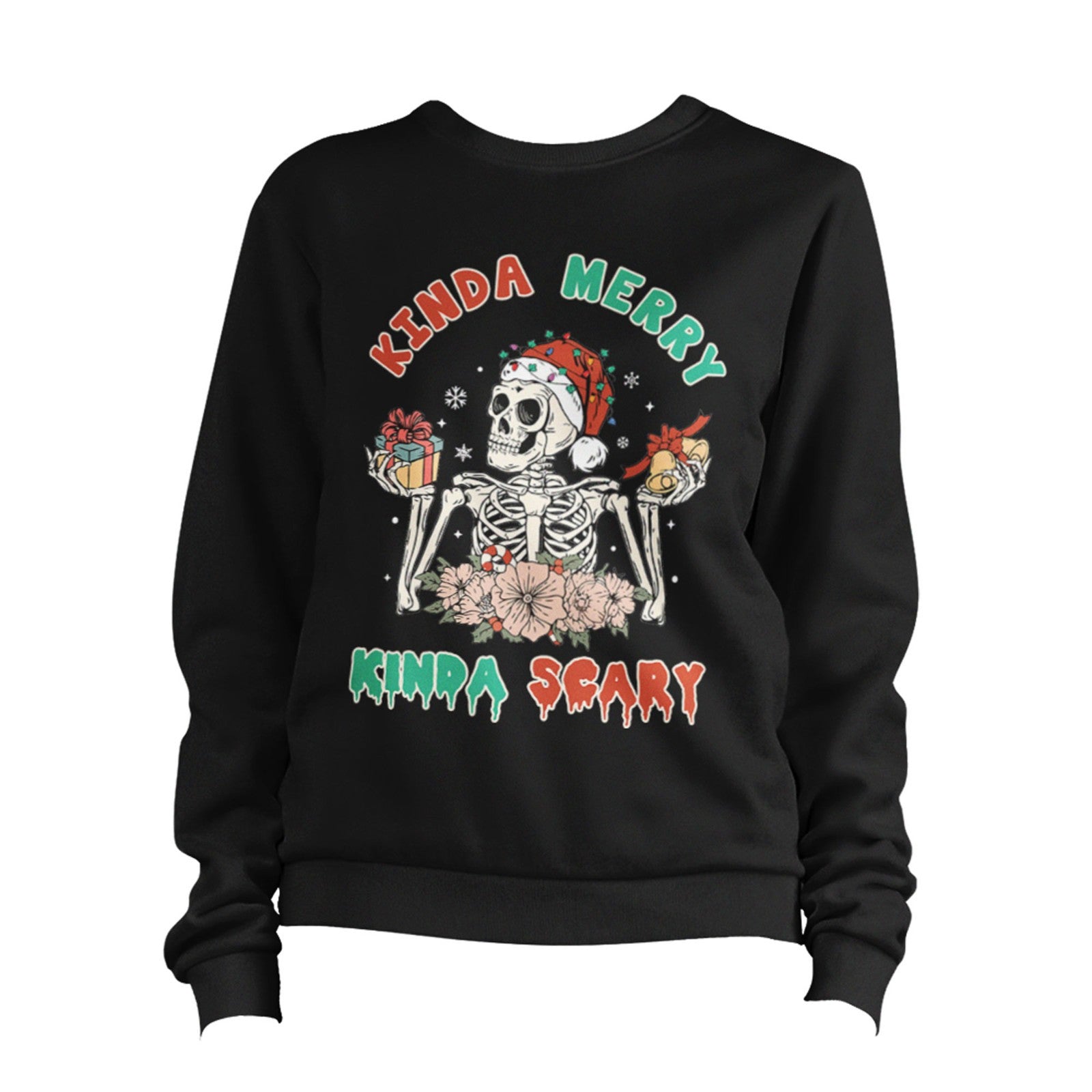 Christmas Kinda Merry Kinda Scary Sweatshirt Unisex