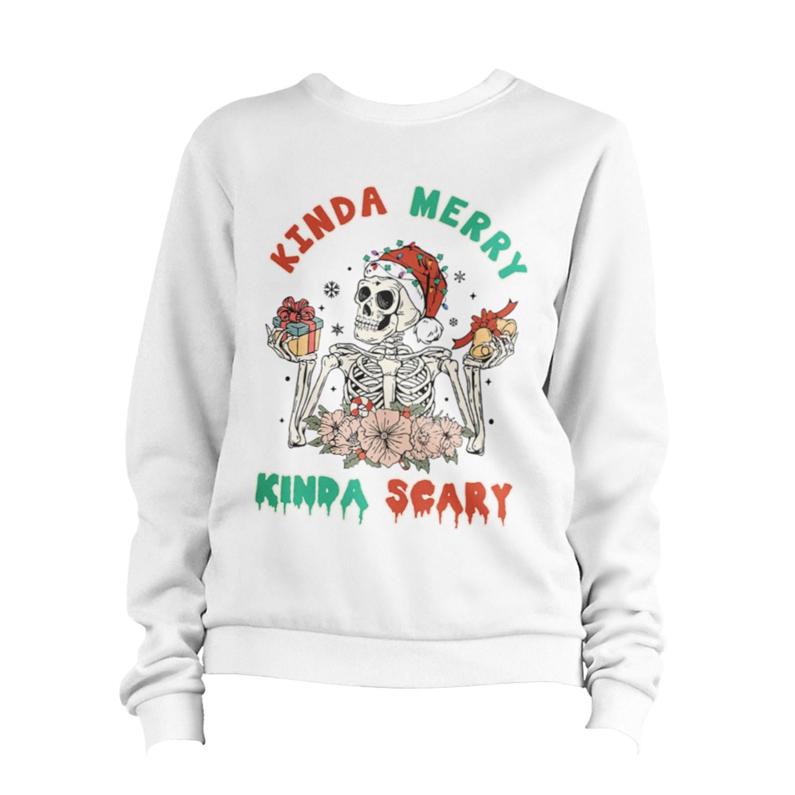 Christmas Kinda Merry Kinda Scary Sweatshirt Unisex