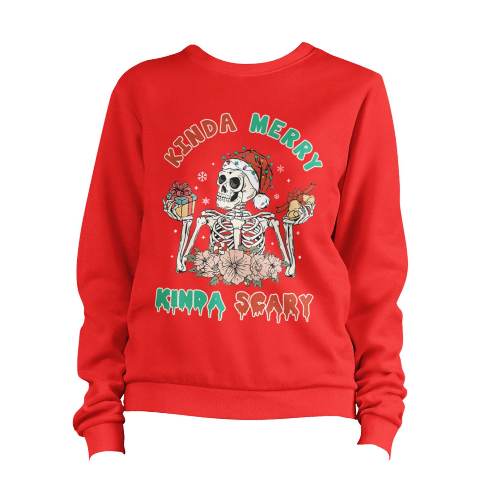 Christmas Kinda Merry Kinda Scary Sweatshirt Unisex