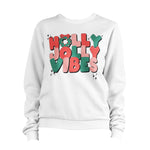 Christmas Holly Jolly Vibes Sweatshirt Unisex