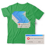 Error 404 Spirit Not Found Christmas Computer T Shirt Unisex