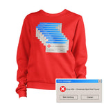 Error 404 Spirit Not Found Christmas Sweatshirt Unisex