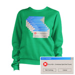 Error 404 Spirit Not Found Christmas Sweatshirt Unisex