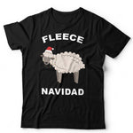 Fleece Navidad Sheep Christmas T Shirt Unisex