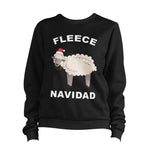 Fleece Navidad Christmas Sheep Sweatshirt Unisex